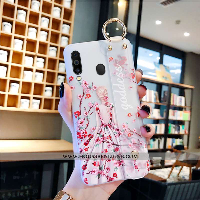 Étui Samsung Galaxy A40s Créatif Protection Téléphone Portable Nouveau Net Rouge Rose