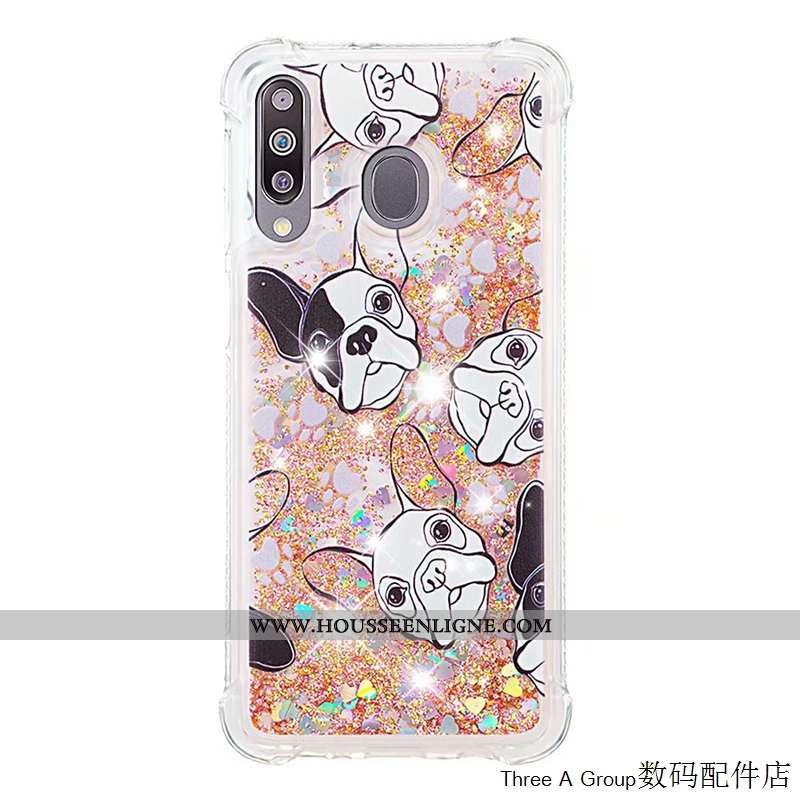 Étui Samsung Galaxy A40s Personnalité Créatif Téléphone Portable Incassable Silicone Vert Étoile Ver