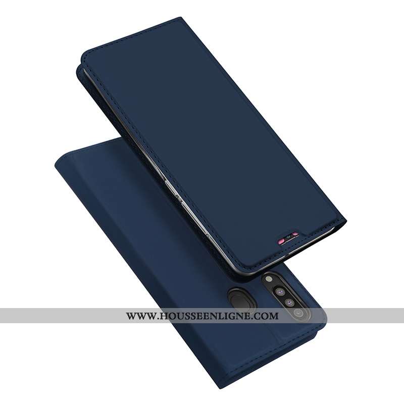 Étui Samsung Galaxy A40s Ultra Légère Coque Clamshell Cuir Protection Étoile Doré