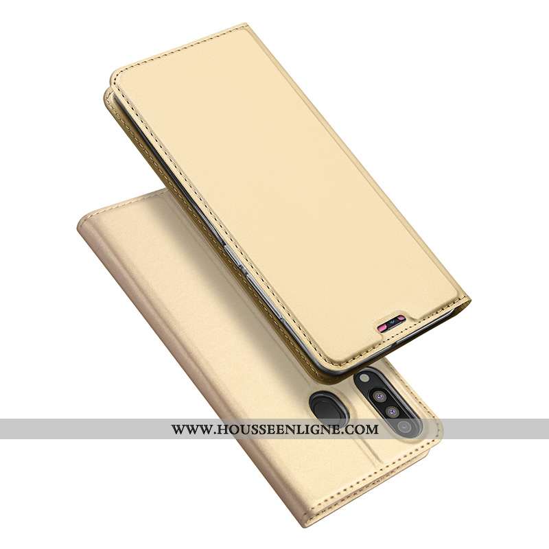 Étui Samsung Galaxy A40s Ultra Légère Coque Clamshell Cuir Protection Étoile Doré