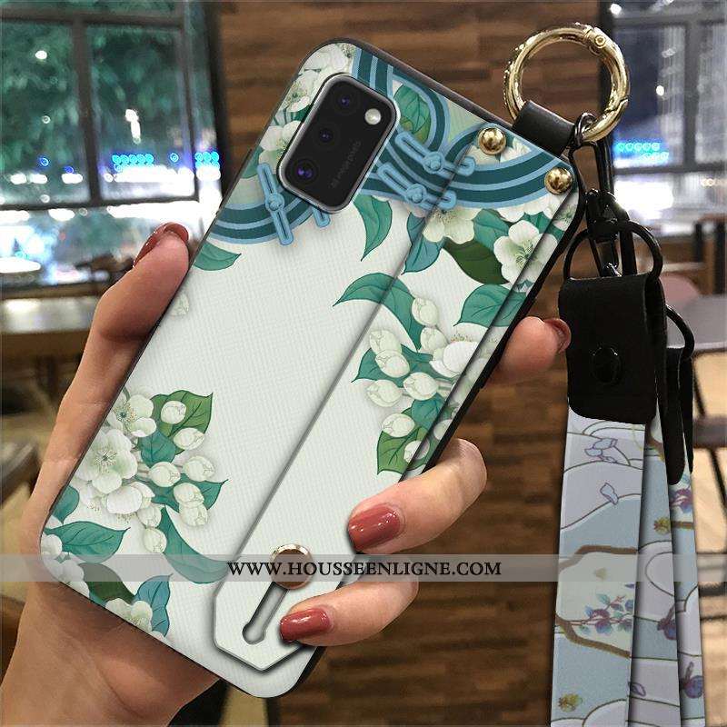 Étui Samsung Galaxy A41 Créatif Vintage Fluide Doux Support Ornements Suspendus Étoile Téléphone Por