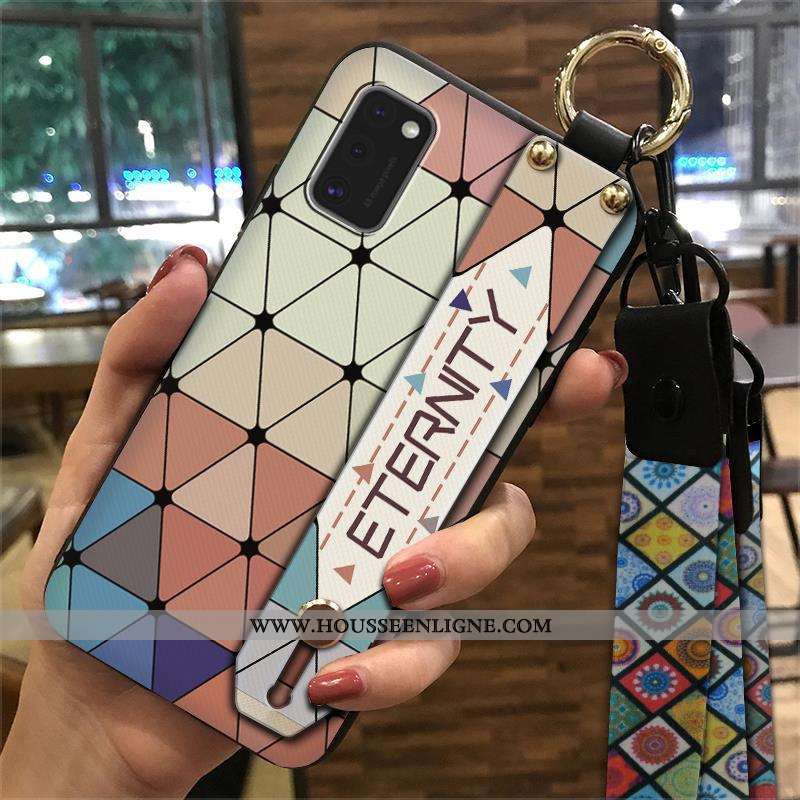 Étui Samsung Galaxy A41 Créatif Vintage Fluide Doux Support Ornements Suspendus Étoile Téléphone Por