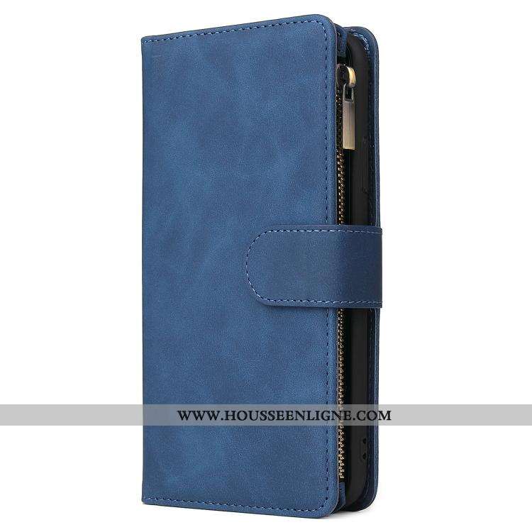 Étui Samsung Galaxy A41 Cuir Protection Incassable Bleu Housse Étoile