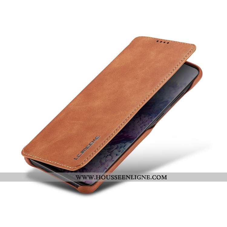 Étui Samsung Galaxy A41 Cuir Véritable Cuir Protection Magnétisme Coque Étoile Téléphone Portable Ma