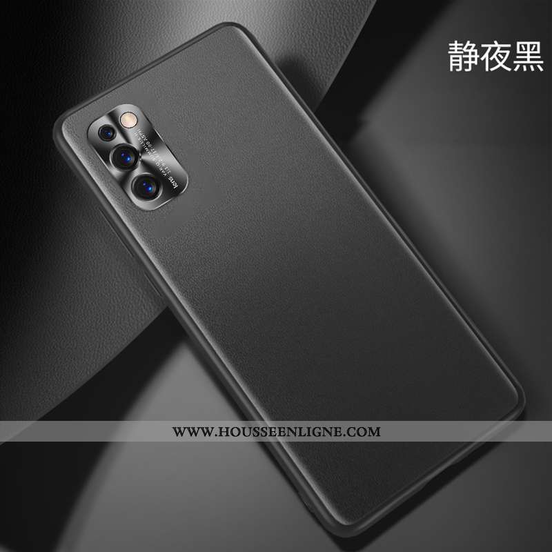 Étui Samsung Galaxy A41 Personnalité Créatif Vent Téléphone Portable Cuir Vert Délavé En Daim Verte