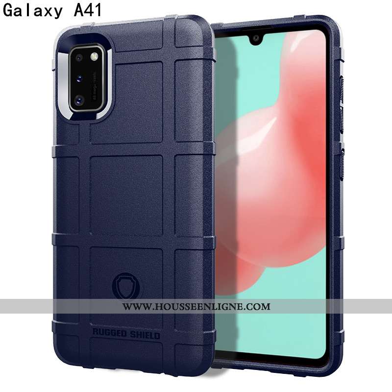 Étui Samsung Galaxy A41 Protection Luxe Personnalité Téléphone Portable Magnétisme Trois Défenses Co