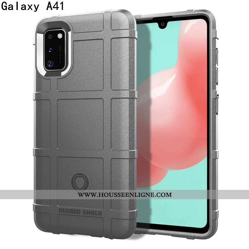Étui Samsung Galaxy A41 Protection Luxe Personnalité Téléphone Portable Magnétisme Trois Défenses Co