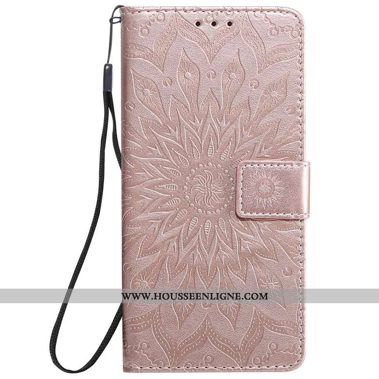 Étui Samsung Galaxy A41 Protection Tendance Tout Compris Rose Cuir Téléphone Portable Clamshell