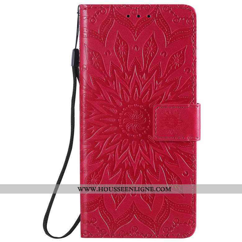 Étui Samsung Galaxy A41 Protection Tendance Tout Compris Rose Cuir Téléphone Portable Clamshell