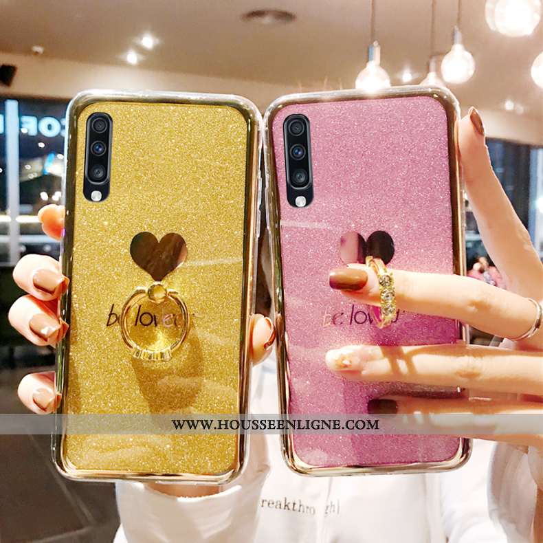 Étui Samsung Galaxy A50 Personnalité Créatif Silicone Protection Tout Compris Vert Membrane Verte