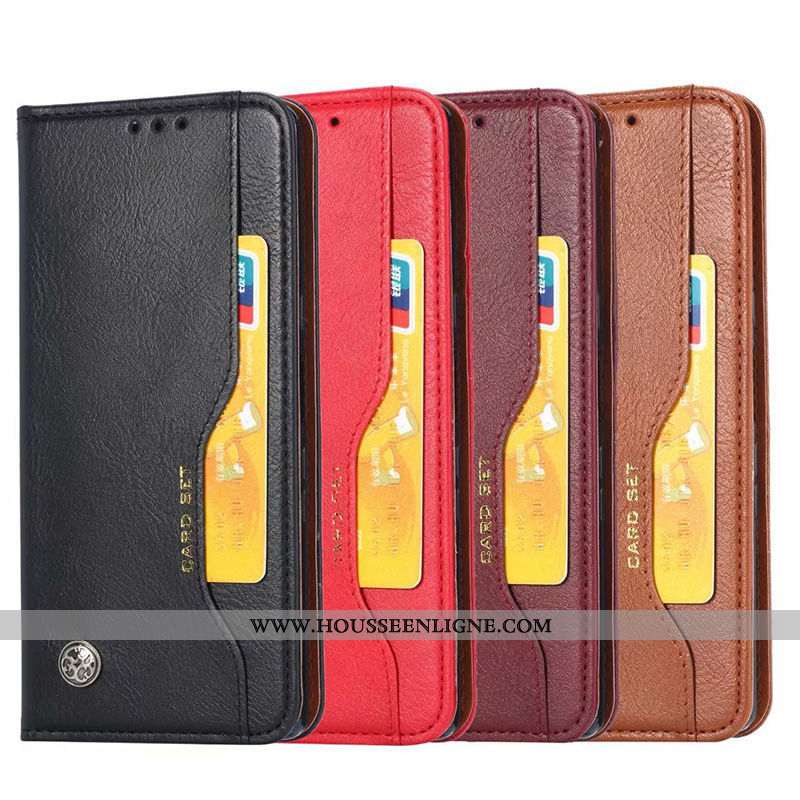 Étui Samsung Galaxy A50s Cuir Business Carte Housse Étoile Noir Téléphone Portable