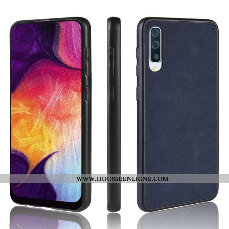 Étui Samsung Galaxy A50s Ultra Légère Étoile Difficile Protection Incassable Noir