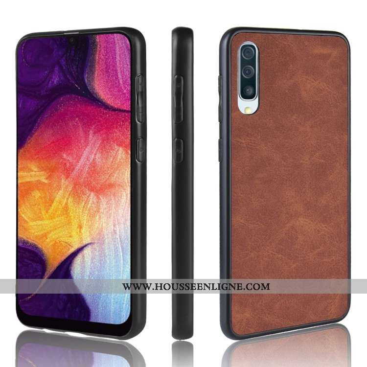 Étui Samsung Galaxy A50s Ultra Légère Étoile Difficile Protection Incassable Noir
