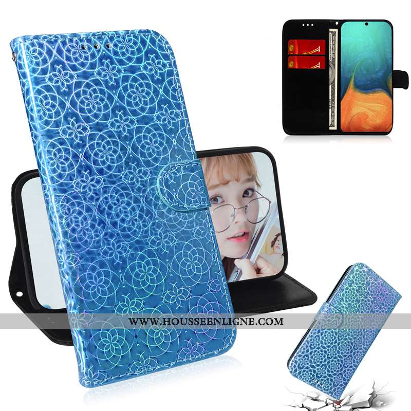 Étui Samsung Galaxy A51 Protection Cuir Carte Incassable Or Coque Étoile Doré