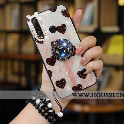 Étui Samsung Galaxy A60 Fluide Doux Silicone Coque Protection Étoile Téléphone Portable Europe Rose