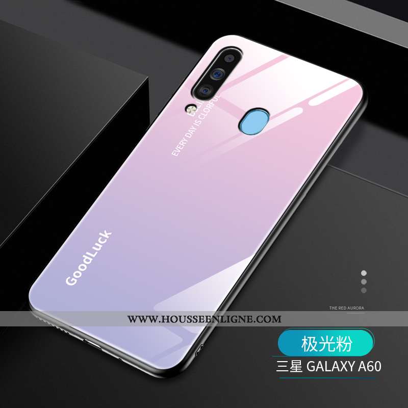 Étui Samsung Galaxy A60 Ornements Suspendus Personnalité Simple Tendance Difficile Coque Créatif Vio