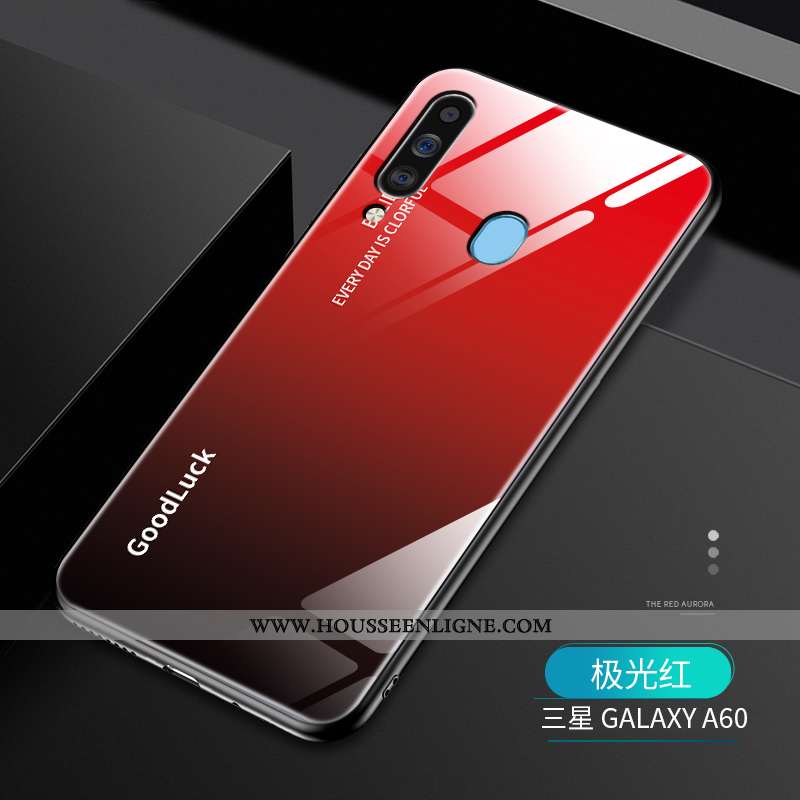 Étui Samsung Galaxy A60 Ornements Suspendus Personnalité Simple Tendance Difficile Coque Créatif Vio