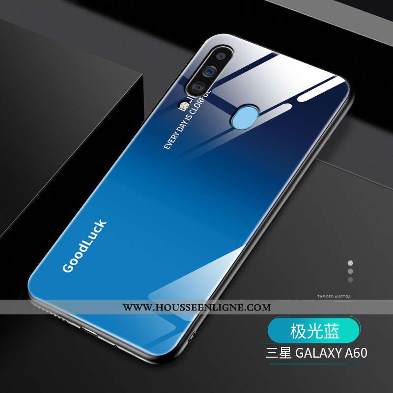 Étui Samsung Galaxy A60 Ornements Suspendus Personnalité Simple Tendance Difficile Coque Créatif Vio