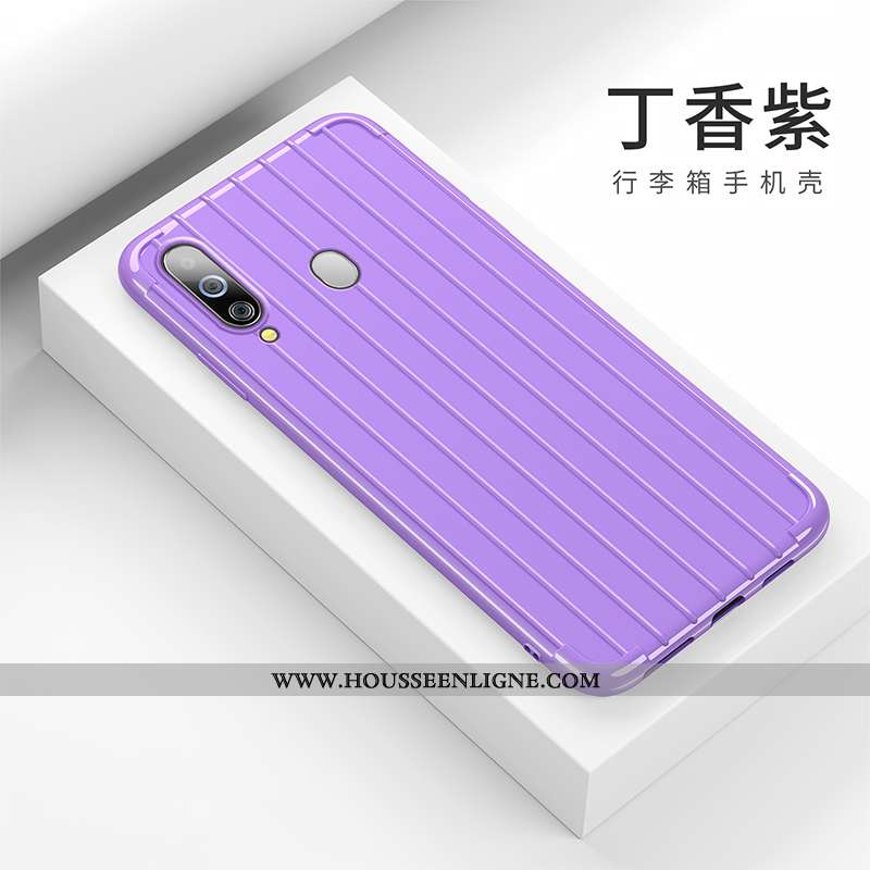 Étui Samsung Galaxy A60 Personnalité Créatif Dragon Fluide Doux Étoile Incassable Silicone Rose