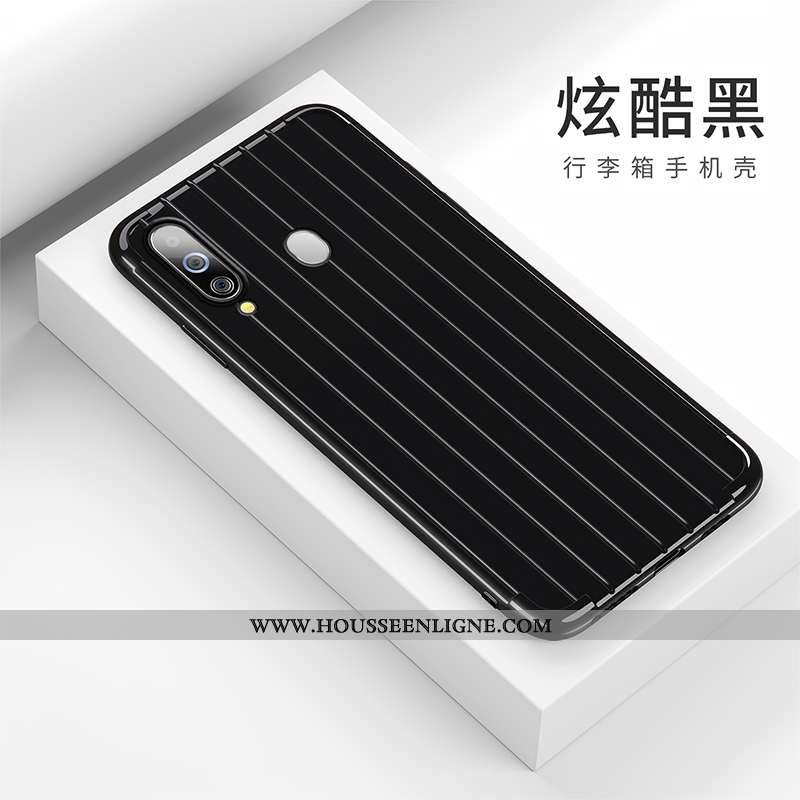 Étui Samsung Galaxy A60 Personnalité Créatif Dragon Fluide Doux Étoile Incassable Silicone Rose