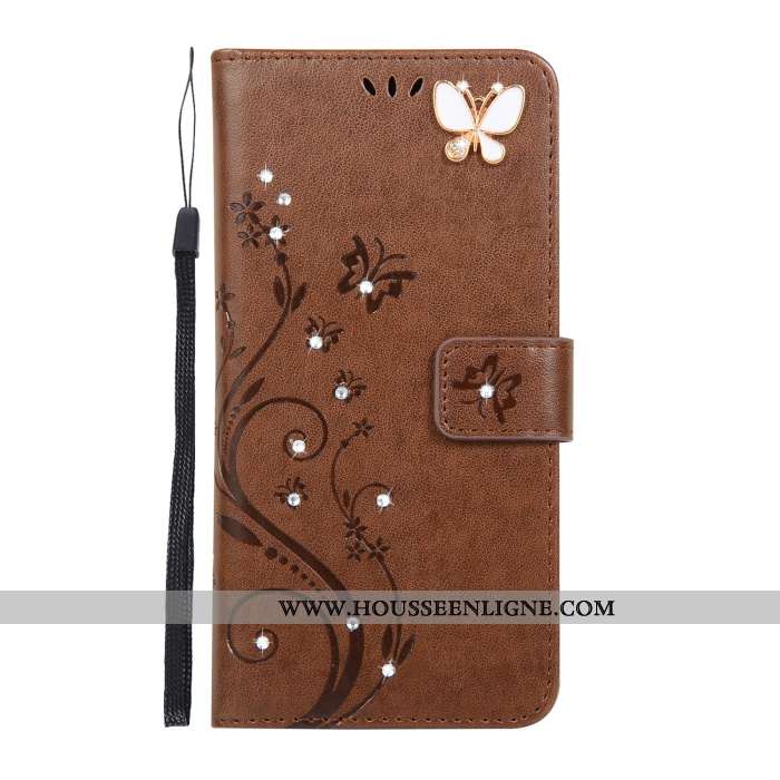 Étui Samsung Galaxy A60 Silicone Strass Tout Compris Coque Fluide Doux Cuir Ornements Suspendus Rose