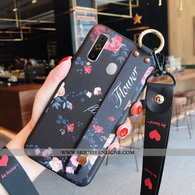 Étui Samsung Galaxy A60 Tendance Fluide Doux Délavé En Daim Tout Compris Étoile Téléphone Portable S