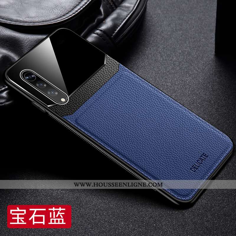 Étui Samsung Galaxy A70 Créatif Cuir Téléphone Portable Étoile Simple Modèle Fleurie Rouge