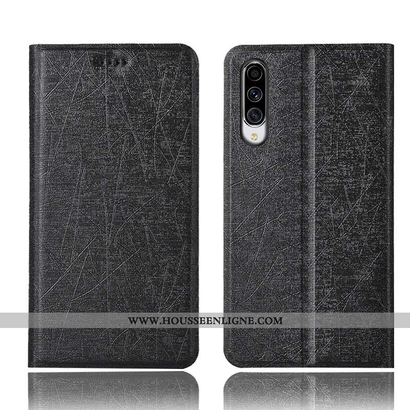 Étui Samsung Galaxy A70 Cuir Modèle Fleurie Étoile Or Coque Tout Compris Téléphone Portable Doré