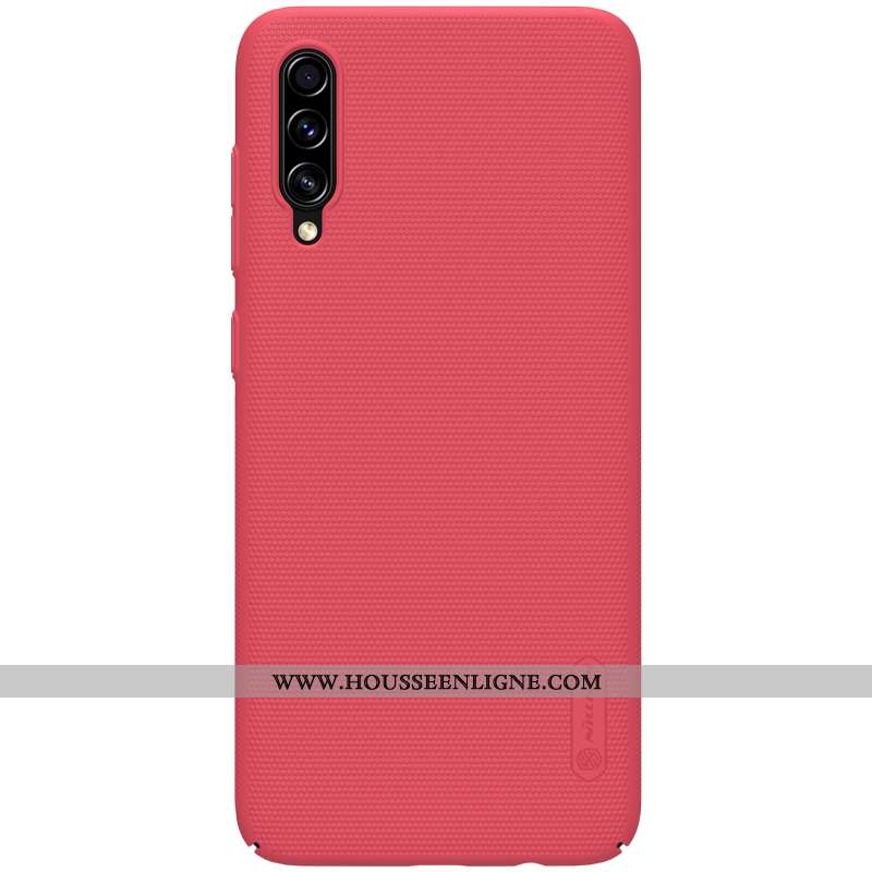 Étui Samsung Galaxy A70 Légère Protection Délavé En Daim Or Légères Téléphone Portable Bleu