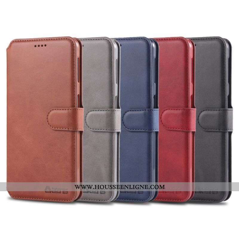 Étui Samsung Galaxy A70 Portefeuille Cuir Silicone Housse Téléphone Portable Incassable Nouveau Marr