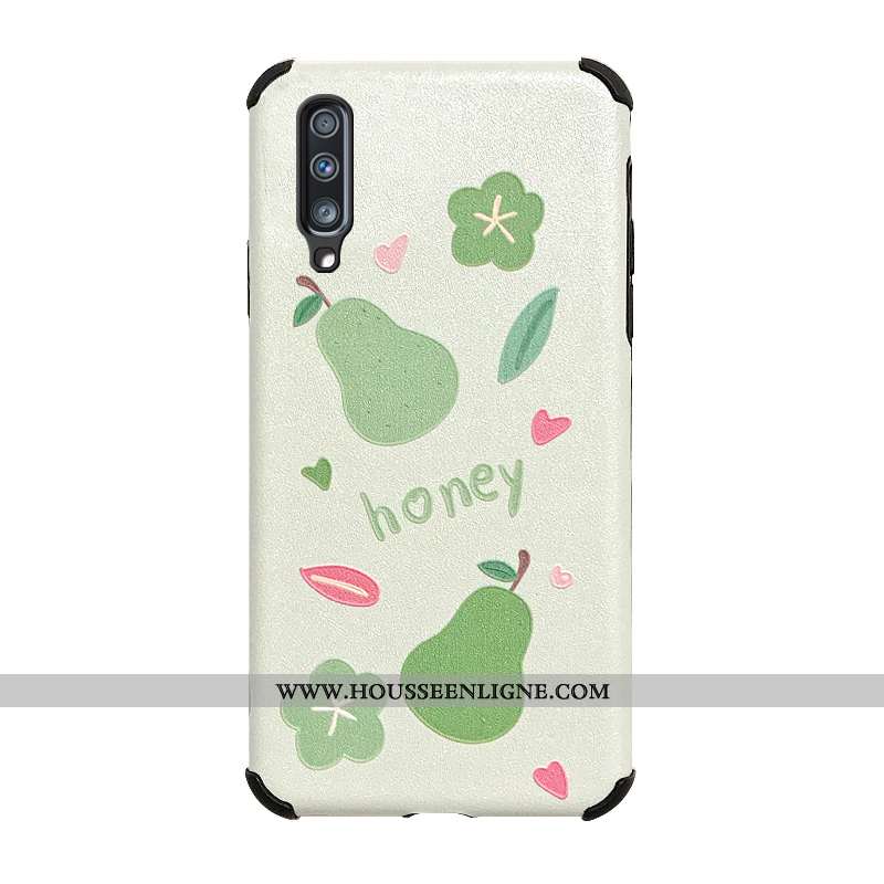 Étui Samsung Galaxy A70s Protection Personnalité Dessin Animé Téléphone Portable Étoile Blanc Net Ro