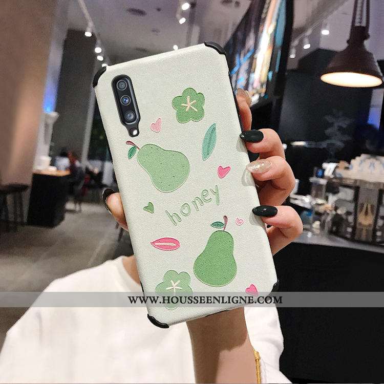 Étui Samsung Galaxy A70s Protection Personnalité Dessin Animé Téléphone Portable Étoile Blanc Net Ro