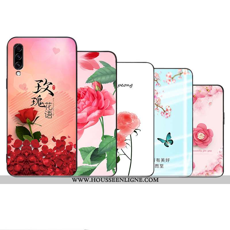 Étui Samsung Galaxy A70s Vintage Tendance Personnalité Fluide Doux Coque Téléphone Portable Simple R
