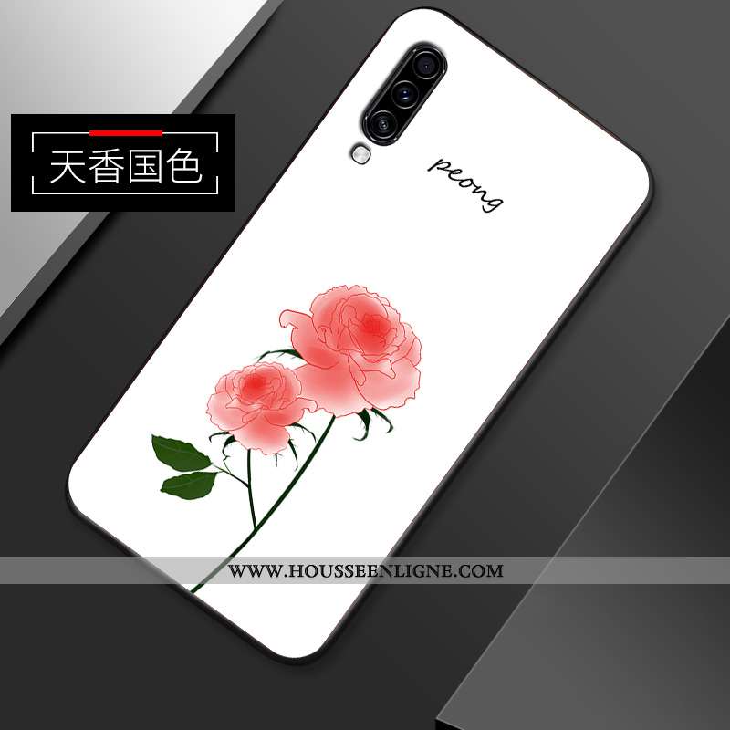 Étui Samsung Galaxy A70s Vintage Tendance Personnalité Fluide Doux Coque Téléphone Portable Simple R
