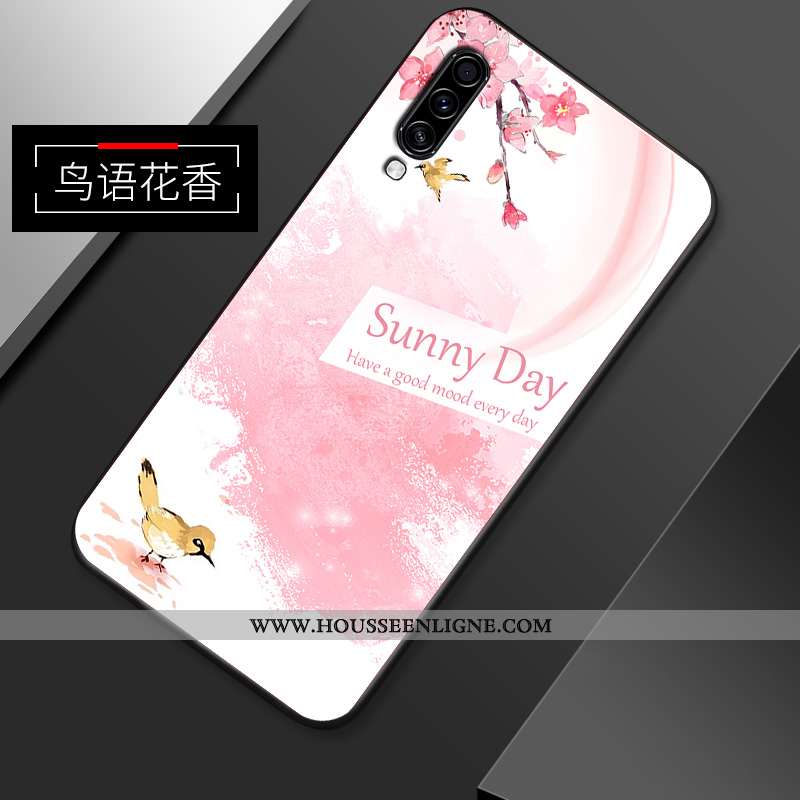 Étui Samsung Galaxy A70s Vintage Tendance Personnalité Fluide Doux Coque Téléphone Portable Simple R