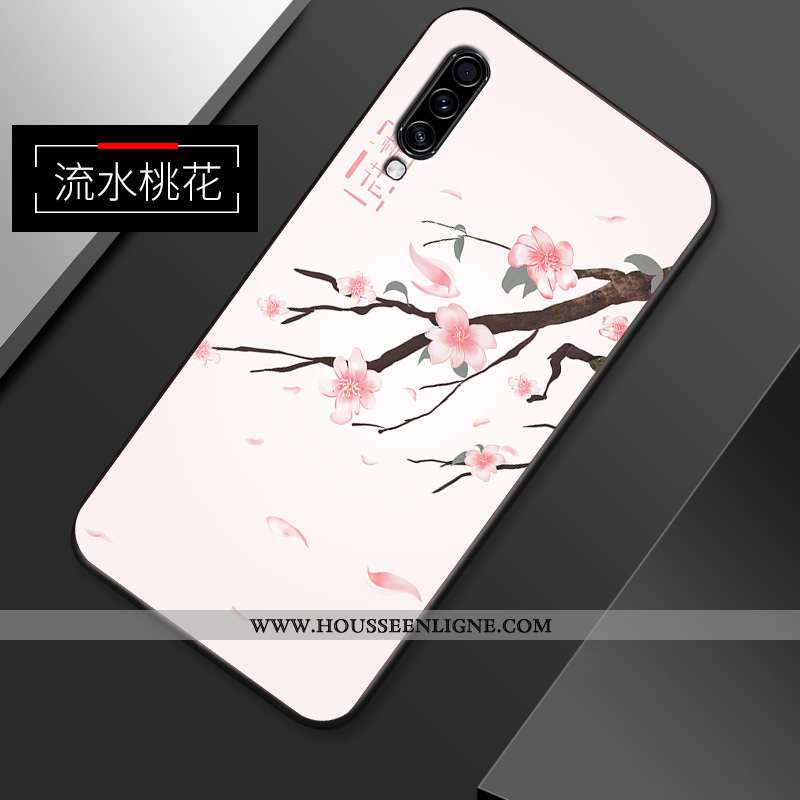 Étui Samsung Galaxy A70s Vintage Tendance Personnalité Fluide Doux Coque Téléphone Portable Simple R