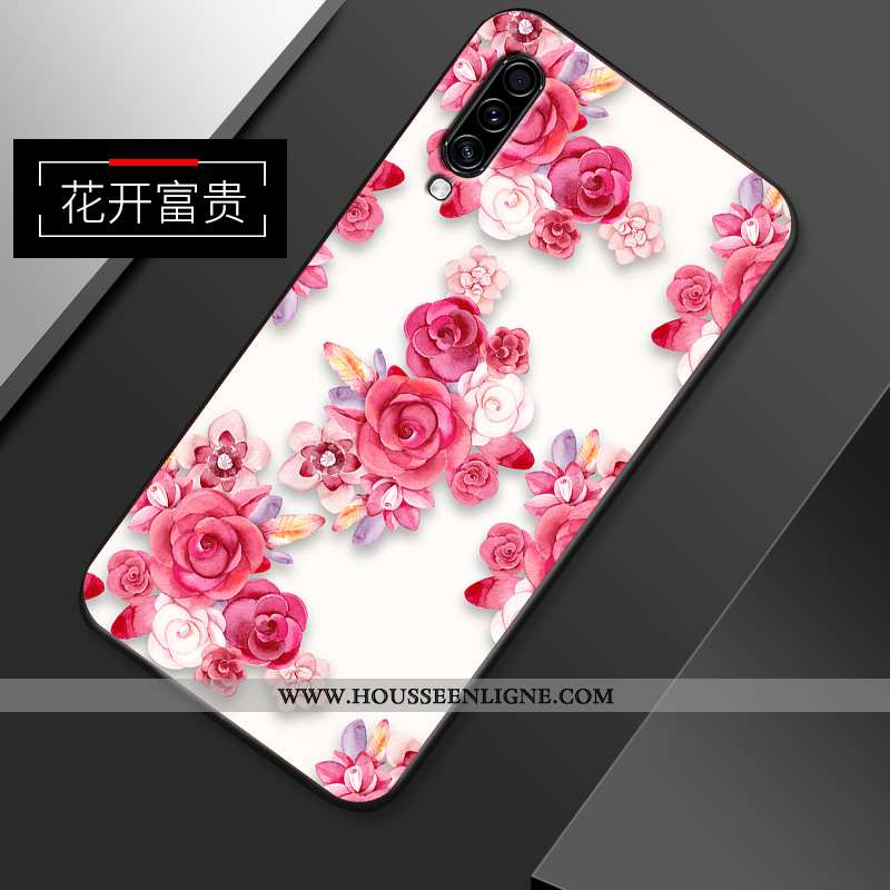 Étui Samsung Galaxy A70s Vintage Tendance Personnalité Fluide Doux Coque Téléphone Portable Simple R