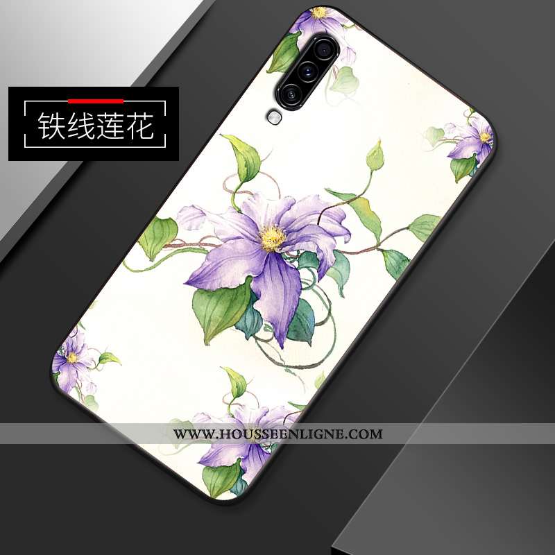 Étui Samsung Galaxy A70s Vintage Tendance Personnalité Fluide Doux Coque Téléphone Portable Simple R