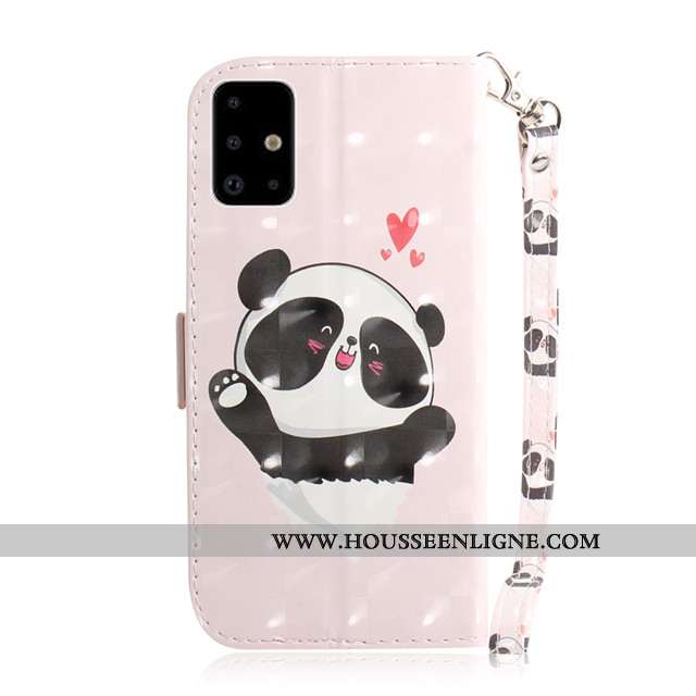 Étui Samsung Galaxy A71 Charmant Protection Tout Compris Housse Coque Incassable Étoile Blanche