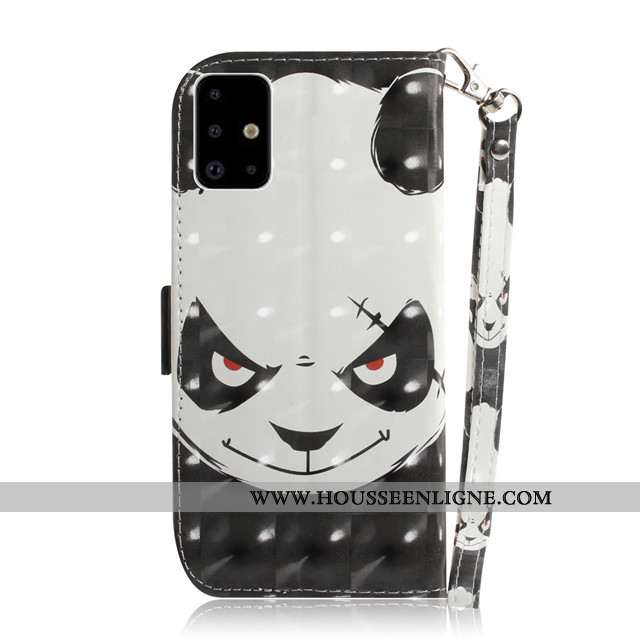 Étui Samsung Galaxy A71 Charmant Protection Tout Compris Housse Coque Incassable Étoile Blanche