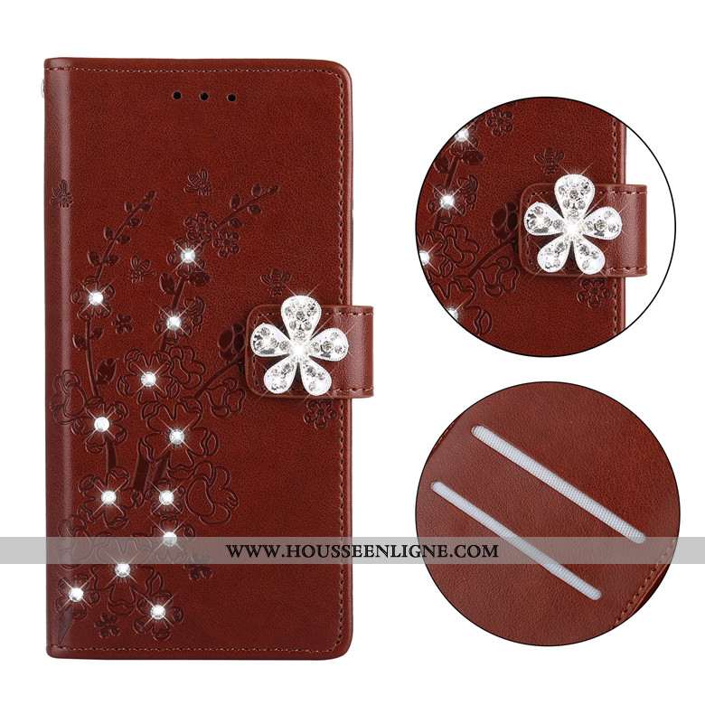 Étui Samsung Galaxy A71 Cuir Protection Incassable Prune Coque Étoile Violet