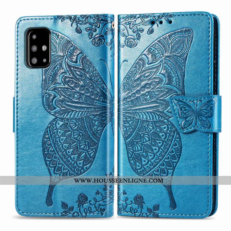 Étui Samsung Galaxy A71 Cuir Silicone Téléphone Portable Coque Housse Gris