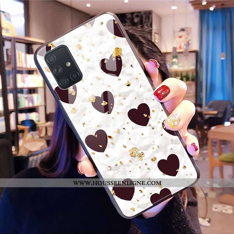 Étui Samsung Galaxy A71 Modèle Fleurie Protection Noir Tendance Léopard Rose Téléphone Portable