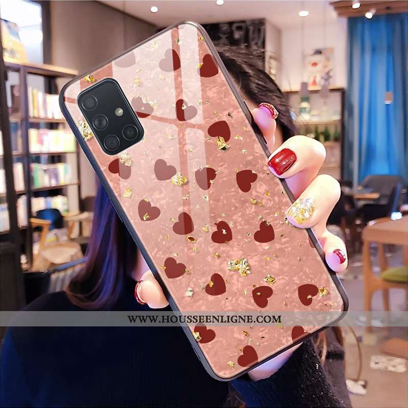 Étui Samsung Galaxy A71 Modèle Fleurie Protection Noir Tendance Léopard Rose Téléphone Portable