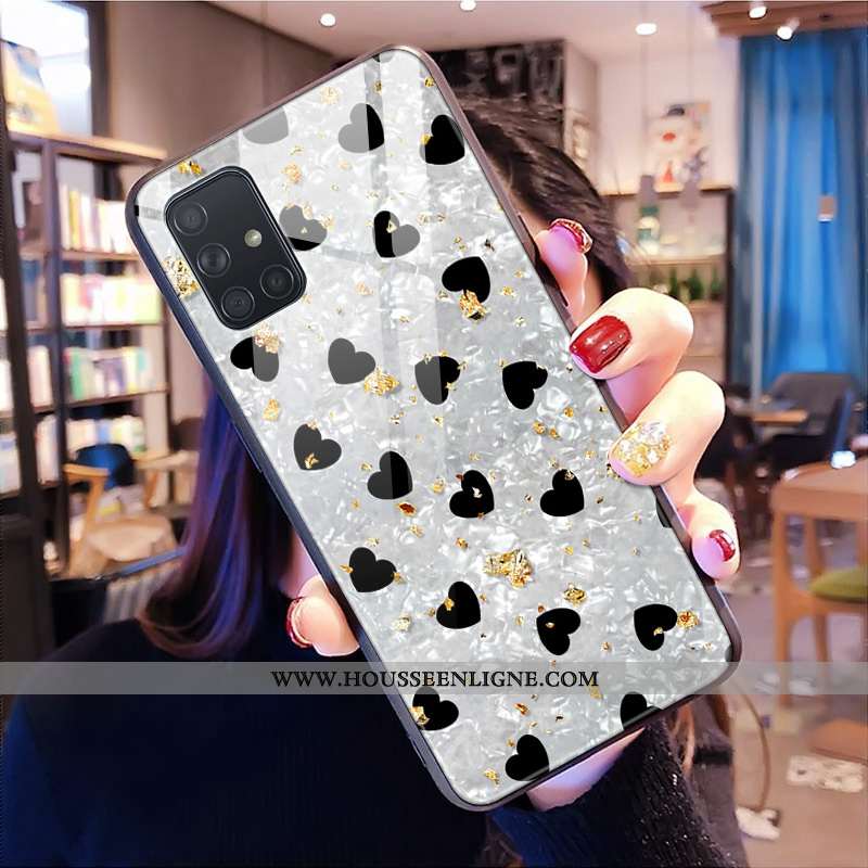 Étui Samsung Galaxy A71 Modèle Fleurie Protection Noir Tendance Léopard Rose Téléphone Portable