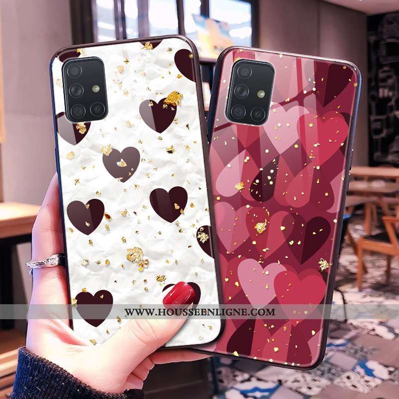 Étui Samsung Galaxy A71 Modèle Fleurie Protection Noir Tendance Léopard Rose Téléphone Portable