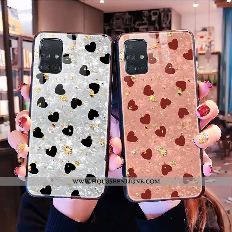 Étui Samsung Galaxy A71 Modèle Fleurie Protection Noir Tendance Léopard Rose Téléphone Portable