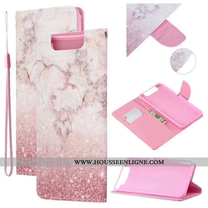 Étui Samsung Galaxy A80 Dessin Animé Cuir Housse Coque Tout Compris Protection Bleu