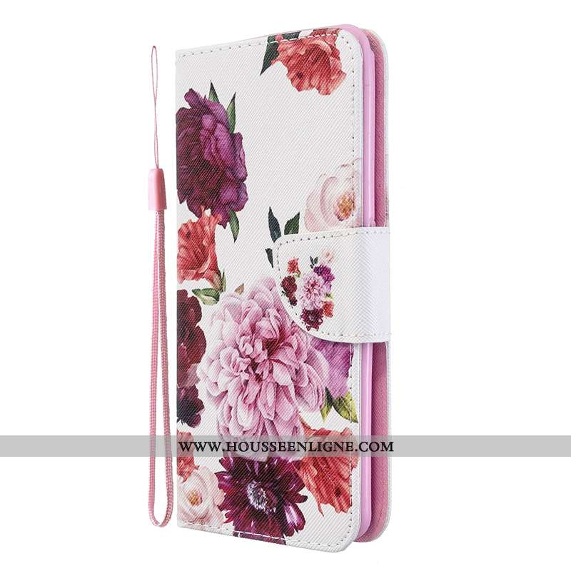 Étui Samsung Galaxy A80 Protection Cuir Téléphone Portable Housse Rose Coque Étoile