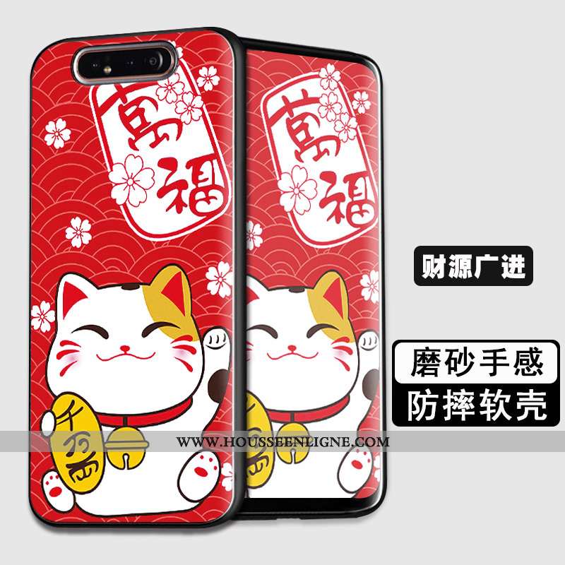 Étui Samsung Galaxy A80 Protection Tendance Coque Incassable Tout Compris Fluide Doux Téléphone Port